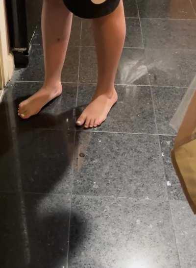 She stopped to talk to me