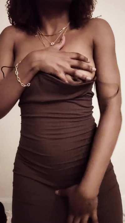 Trying to tease you with my little tits, how did I do??