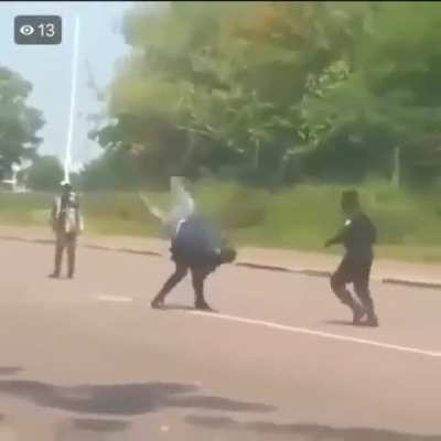 African SWAT insane reflex