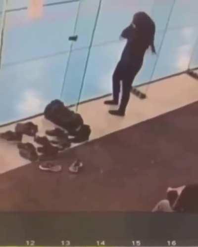 What could go wrong trying to walk through a door...