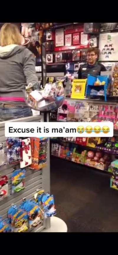 That wasn't very ladylike...