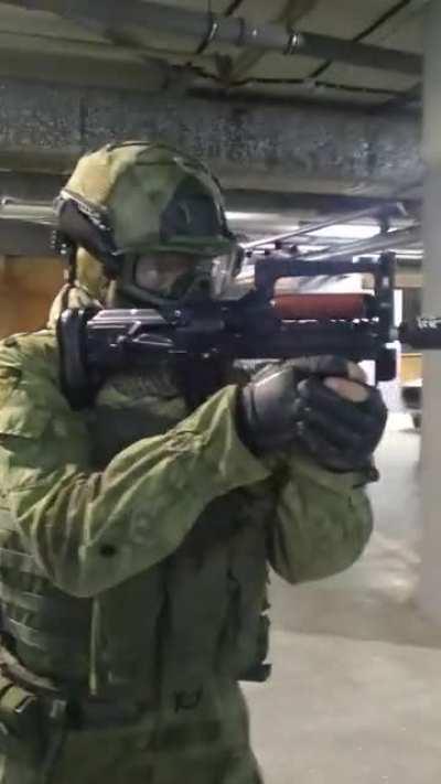 Testing OTs-14 Groza (AEG)