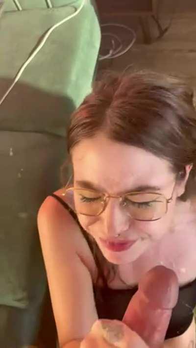 my skins finally clear, I didn’t change anything… just let my boyfriend cum on my face more