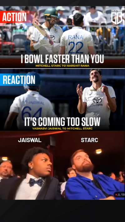 Yashasvi Jaiswal to Starc.. 