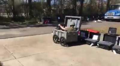 I leave for not even ten minutes. They were planning this before I left. Wasn't mad in the least bit.