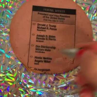 I just found my ballot (taken from @sarahsquirm ig)