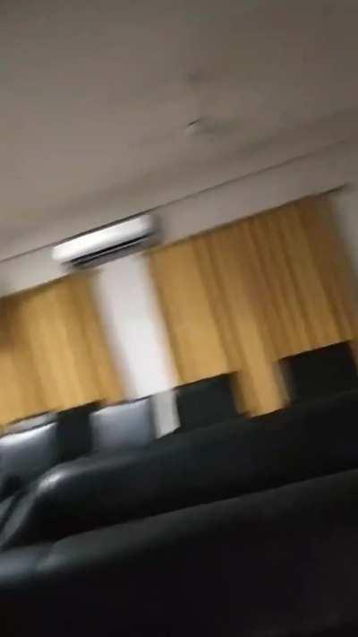 Empty university hostel lounge Pakvsind Islamabad 