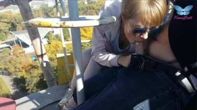 Blowjob On A Ferris Wheel