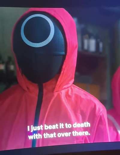 did squid game intentionally do this? lol