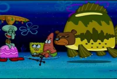 Phasmophobia Ghosts as spongebob scenes