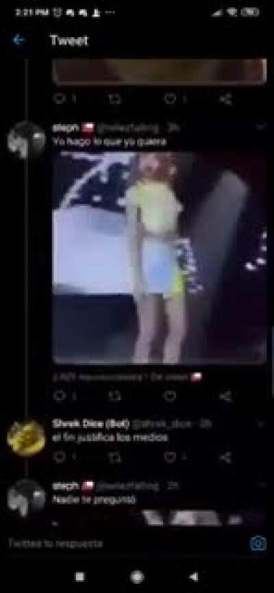 Imagínate pelear con un bot