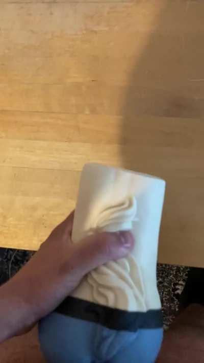 Stretching and giving lucy a glazing