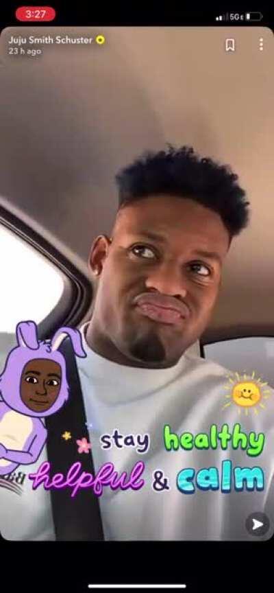 Juju Smith-Schuster showing love to X💯💯