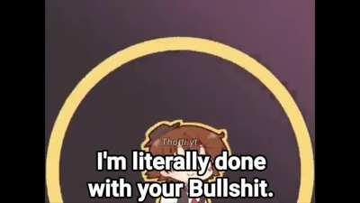 Anime woman tells you to STFU