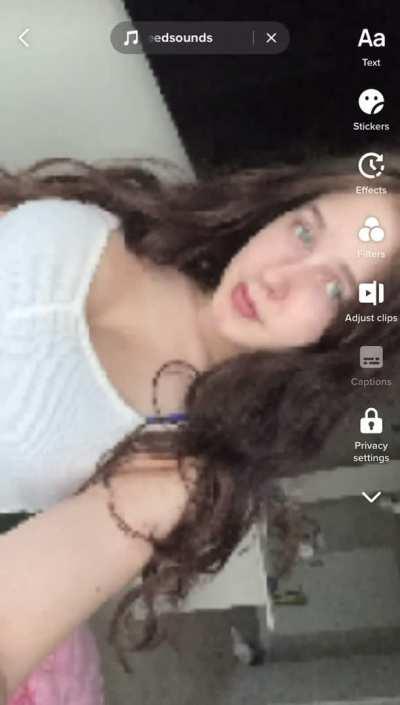 Wait what’s wrong with my camera? Maybe my boobs will do the trick..