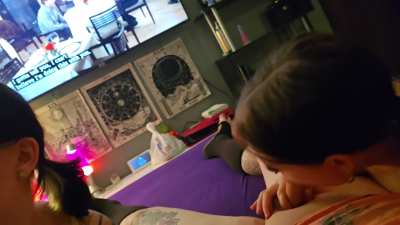 2 girls on Mandy share a dick for the 1st time