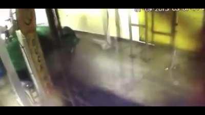 Car ran away to get a Quick Quack car wash