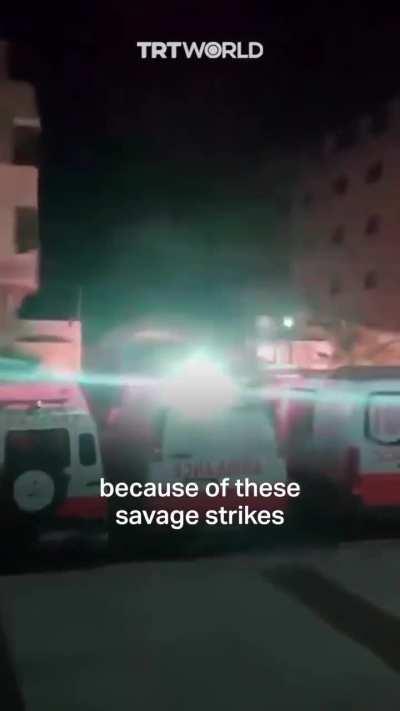 🇵🇸 Palestine || ‘It is impossible to evacuate.’ Palestinian Red Crescent staff report receiving a warning from Israel to evacuate Al Quds Hospital in besieged Gaza, likening it to what happened to Al Ahli Arab Hospital and calling on the international com