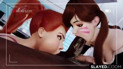 D.va & Brigitte (Slayed.coom) [Overwatch]