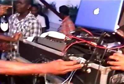 Daggering at Weddy Weddy on my first Jamaica trip many years ago 🇯🇲