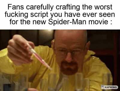 I love the enthusiasm, but thanks God you guys aren't screen writer lmao