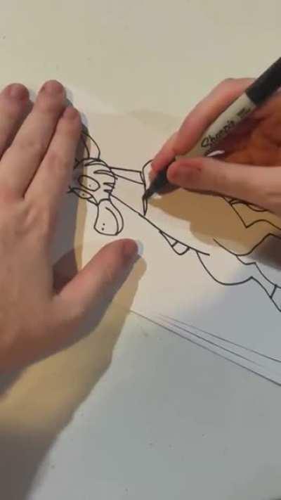 Trent an artist with autism draws incredible drawings upon request