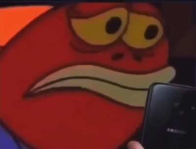  SpongeBob phone meme template 