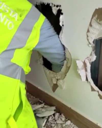 The moment my new adopted kitten was rescued yesterday