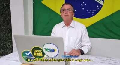 Só pra lembrá-los de que Bolsonaro disse isso ao vivo