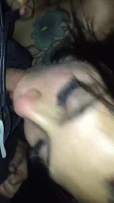 Drunk bitch likes it