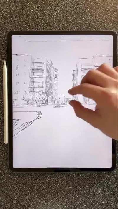 This artist draws a whole storyline in a single drawing