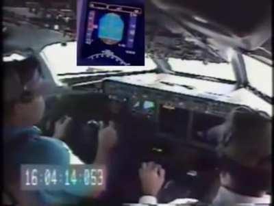 Test pilot recovers a Boeing 727 that stalls, rolls on its back, flies inverted and dives towards the ground.