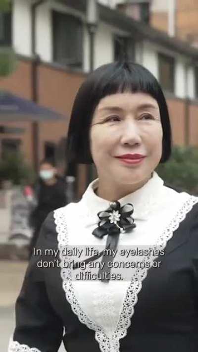 Chinese woman breaks world record for having world's longest eyelashes measuring 8 inches