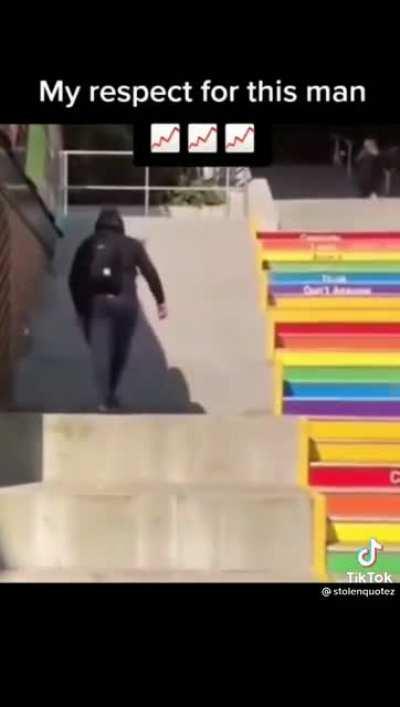 My respect for this man