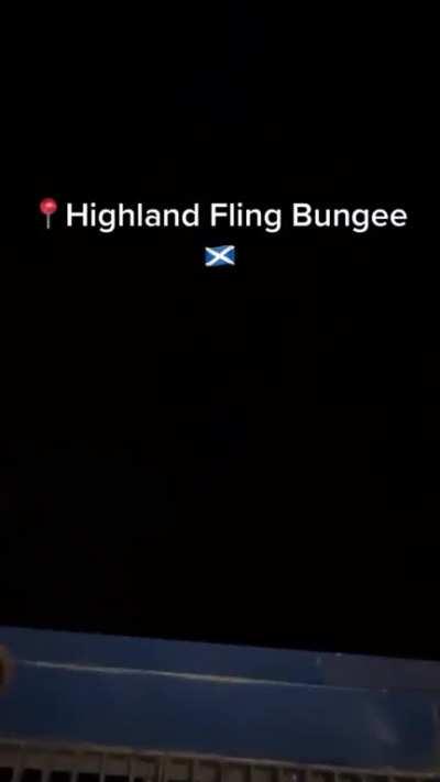 Bungee in Scotland operates at night in the pitch black