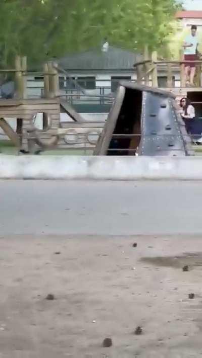 Man with a knife attacks people in the playground (June 8, 2023. France)