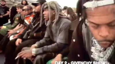 Lil durk, tyga,f1lthy,lone,westside gunn and headie one all sitting on the same row is absolutely BONKERZ