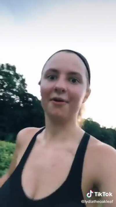 Bouncy early morning jog