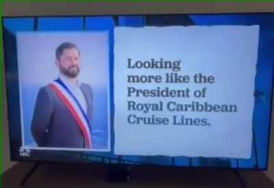 talla sobre boric en programa de jimmy fallon