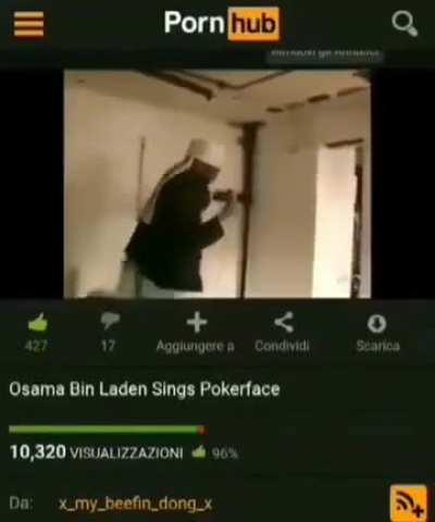 Osama Bin Laden has poopy pants