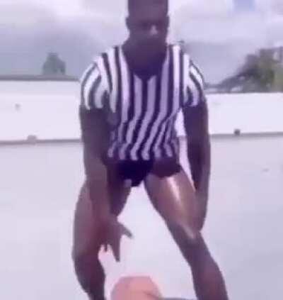 DaBaby Playing Basketball