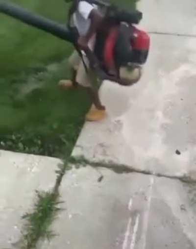 Lil nigga blowing leaves