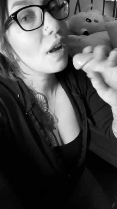 Love when she holds the camera herself