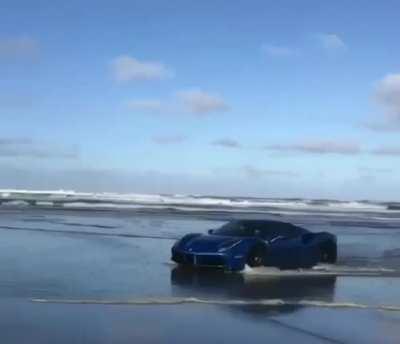 Supercars loooovvveeee salt water