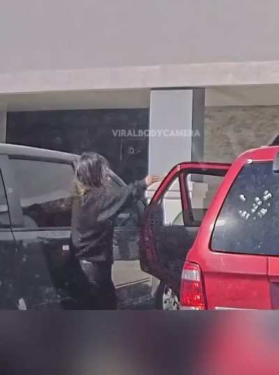 She didn’t resist. She reacted exactly how they expected