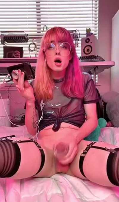 Wish you were here to suck my cock while I watch porn.