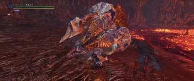 Perfectly Brutal View of Kulve's Horns Shattering