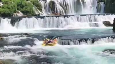 All blame goes to the skipper. I was laughing but later i did help the guy get out of the water.