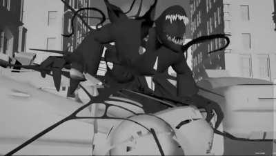 Preproduction concept for Venom's movement