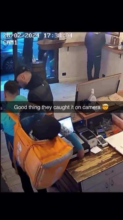 Good thing the camera was there
